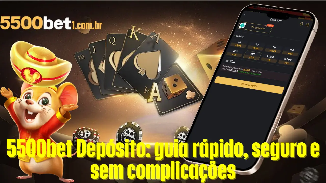 5500bet Depósito: guia rápido, seguro e sem complicações